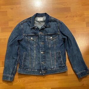 Dark Blue Denim Trucker Jacket NWOT